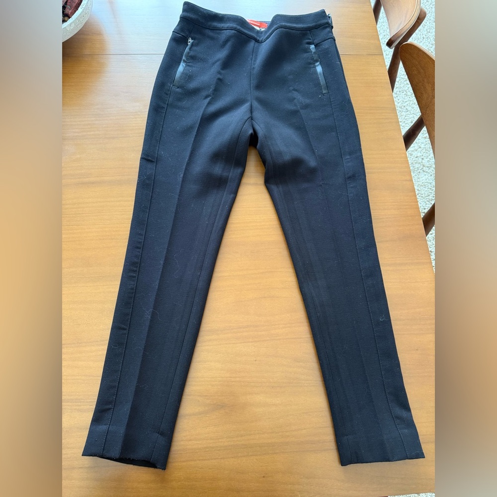 Anthropologie Cartonnier‎ Women’s Black Ponte Knit Pants Leggings Stretch Size 6